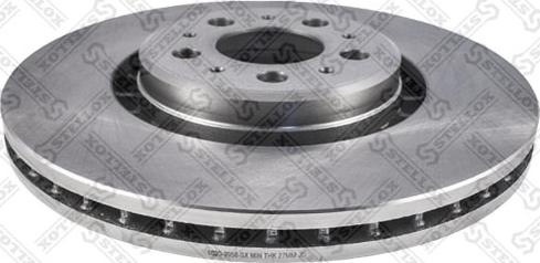 Stellox 6020-9958-SX - Тормозной диск autosila-amz.com