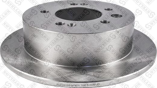Stellox 6020-9324-SX - Тормозной диск autosila-amz.com