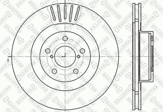 Delphi BG3413C - Тормозной диск autosila-amz.com