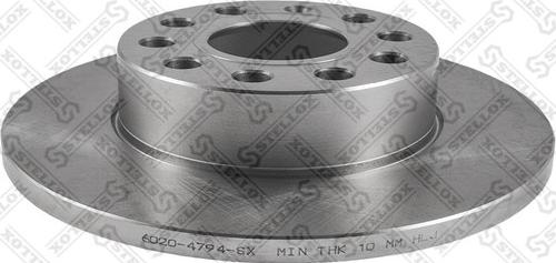 Stellox 6020-4794-SX - Тормозной диск autosila-amz.com