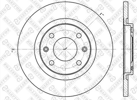 Stellox 6020-1925-SX - Тормозной диск autosila-amz.com