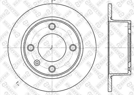 Stellox 6020-1920-SX - Тормозной диск autosila-amz.com