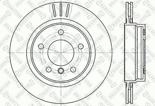 Stellox 6020-1541V-SX - Тормозной диск autosila-amz.com