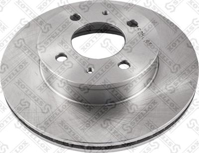 Stellox 6020-1070V-SX - Диск тормозной HYUNDAI пер. вент. ACCENT (TAGAZ), VERNA (00 ->) (241x19) autosila-amz.com