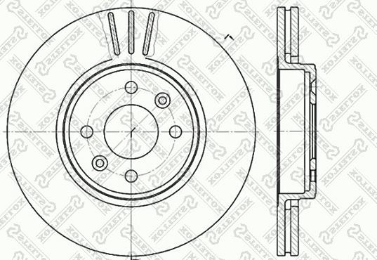 Key Parts KBD4219 - Тормозной диск autosila-amz.com