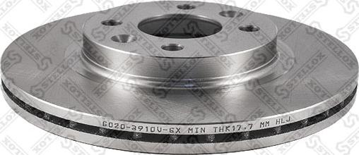 Stellox 6020-3910V-SX - Тормозной диск autosila-amz.com