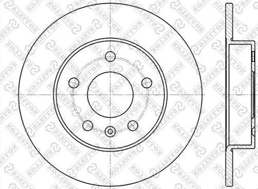 Stellox 6020-3631-SX - Тормозной диск autosila-amz.com