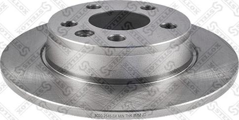 Stellox 6020-2546-SX - Тормозной диск autosila-amz.com