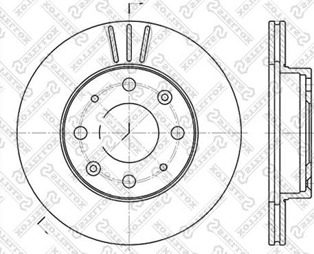 AP BG2451 - Тормозной диск autosila-amz.com