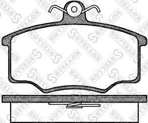 Stellox 057 000-SX - Тормозные колодки, дисковые, комплект autosila-amz.com