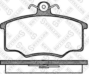 Stellox 057 020-SX - Тормозные колодки, дисковые, комплект autosila-amz.com