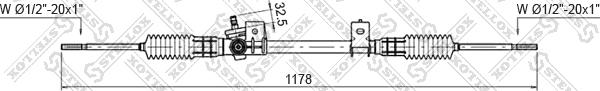 Stellox 00-35030-SX - Рулевой механизм, рейка autosila-amz.com