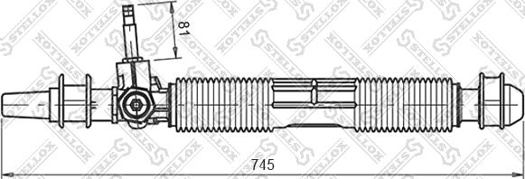 Stellox 00-35020-SX - Рулевой механизм, рейка autosila-amz.com