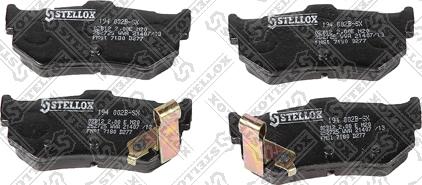 Stellox 194 002B-SX - Тормозные колодки, дисковые, комплект autosila-amz.com