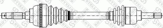 Stellox 158 1009-SX - Приводной вал autosila-amz.com