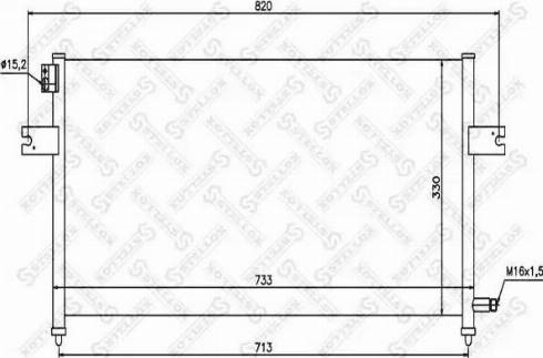 Stellox 10-45472-SX - Конденсатор кондиционера autosila-amz.com