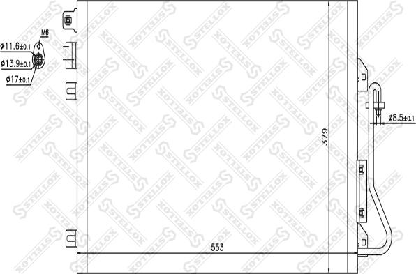 Stellox 10-45044-SX - Конденсатор кондиционера autosila-amz.com