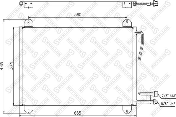 Stellox 10-45059-SX - Конденсатор кондиционера autosila-amz.com