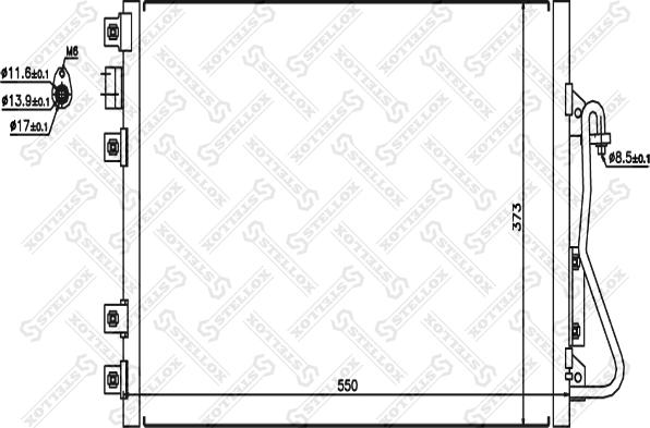 Stellox 10-45211-SX - Конденсатор кондиционера autosila-amz.com