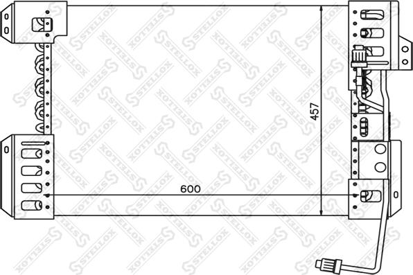 Stellox 10-45763-SX - Конденсатор кондиционера autosila-amz.com