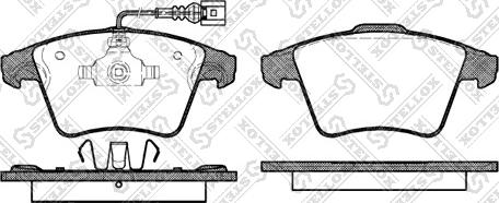 Stellox 1056 011-SX - Тормозные колодки, дисковые, комплект autosila-amz.com