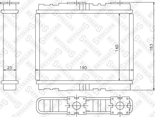 Stellox 10-35094-SX - Теплообменник, отопление салона autosila-amz.com