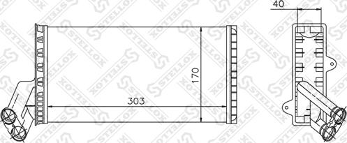 Stellox 10-35004-SX - Теплообменник, отопление салона autosila-amz.com