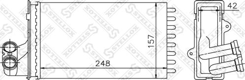 Stellox 10-35013-SX - Теплообменник, отопление салона autosila-amz.com