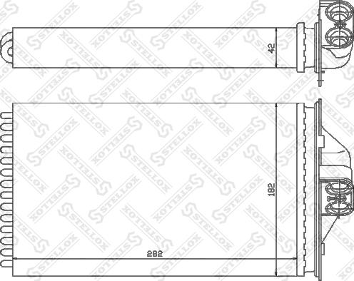 Stellox 10-35089-SX - Теплообменник, отопление салона autosila-amz.com