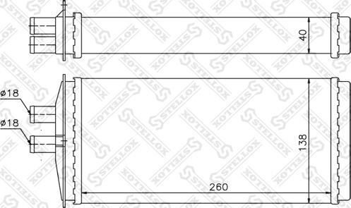 Stellox 10-35109-SX - Теплообменник, отопление салона autosila-amz.com