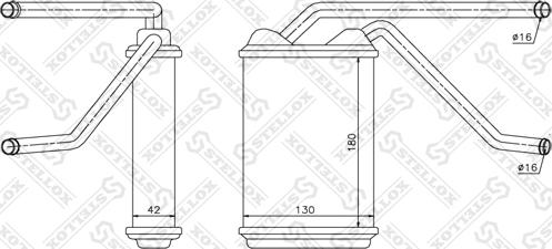 Stellox 10-35104-SX - Теплообменник, отопление салона autosila-amz.com