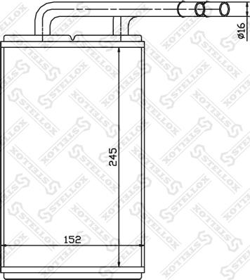 Stellox 10-35111-SX - Теплообменник, отопление салона autosila-amz.com