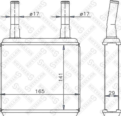 Stellox 10-35113-SX - Теплообменник, отопление салона autosila-amz.com