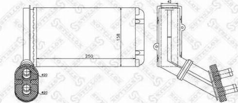 Stellox 10-35182-SX - Теплообменник, отопление салона autosila-amz.com