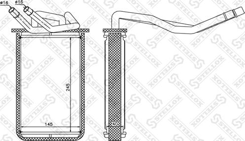 Stellox 10-35134-SX - Теплообменник, отопление салона autosila-amz.com