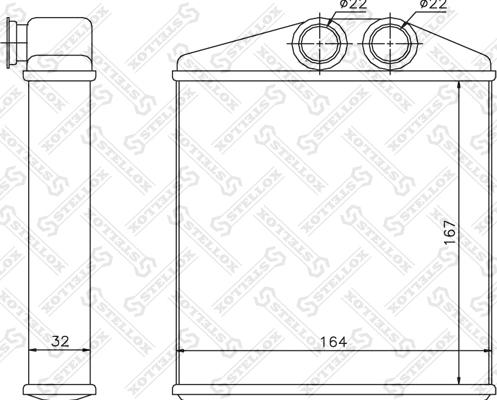 Stellox 10-35121-SX - Теплообменник, отопление салона autosila-amz.com