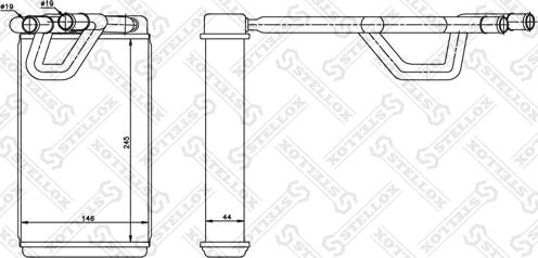 Stellox 10-35214-SX - Теплообменник, отопление салона autosila-amz.com