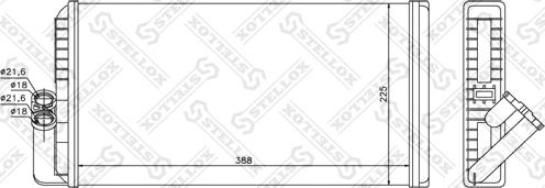 Stellox 10-35234-SX - Теплообменник, отопление салона autosila-amz.com