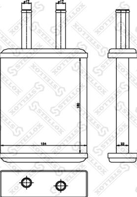 Stellox 10-35226-SX - Теплообменник, отопление салона autosila-amz.com