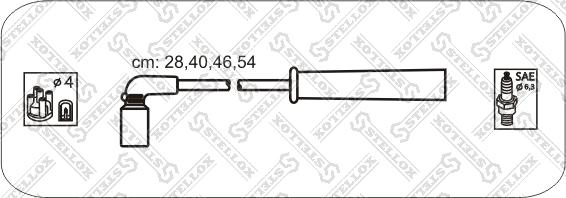 Stellox 10-30044-SX - Комплект проводов зажигания autosila-amz.com