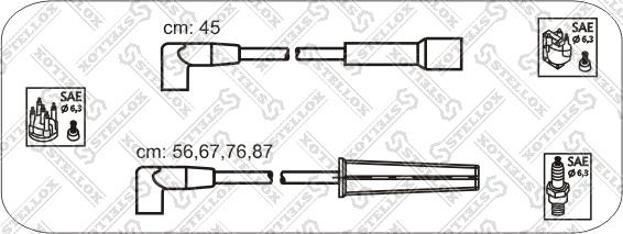 Stellox 10-30042-SX - Комплект проводов зажигания autosila-amz.com