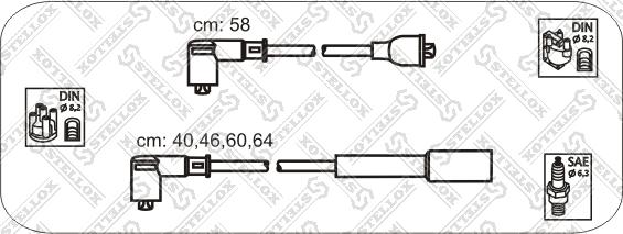 Stellox 10-38453-SX - Комплект проводов зажигания autosila-amz.com