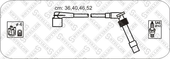 Stellox 10-38460-SX - Комплект проводов зажигания autosila-amz.com