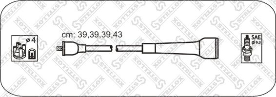 Stellox 10-38401-SX - Комплект проводов зажигания autosila-amz.com