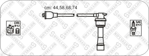 Stellox 10-38399-SX - Комплект проводов зажигания autosila-amz.com