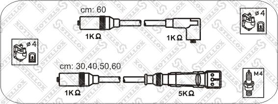 Stellox 10-38337-SX - Комплект проводов зажигания autosila-amz.com