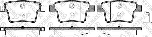 Stellox 1160 010B-SX - Тормозные колодки, дисковые, комплект autosila-amz.com