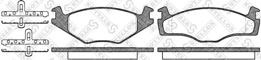 Stellox 182 000-SX - Тормозные колодки, дисковые, комплект autosila-amz.com