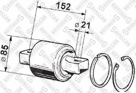 Stellox 84-12010-SX - Ремонтный комплект, рычаг подвески autosila-amz.com