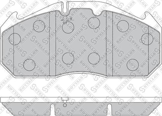 Stellox 85-01405-SX - Тормозные колодки, дисковые, комплект autosila-amz.com